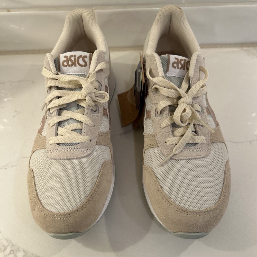 NEW ASICS LYTE CLASSIC Sportstyle Shoes 1202A306 Birch Dusty Steppe Womens Sz 11 - Picture 3 of 14